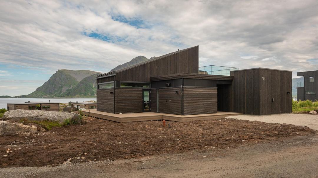 Hoda Cabin - Luxury Lodge With Jacuzzi And Sauna Lyngvaeret Exterior photo