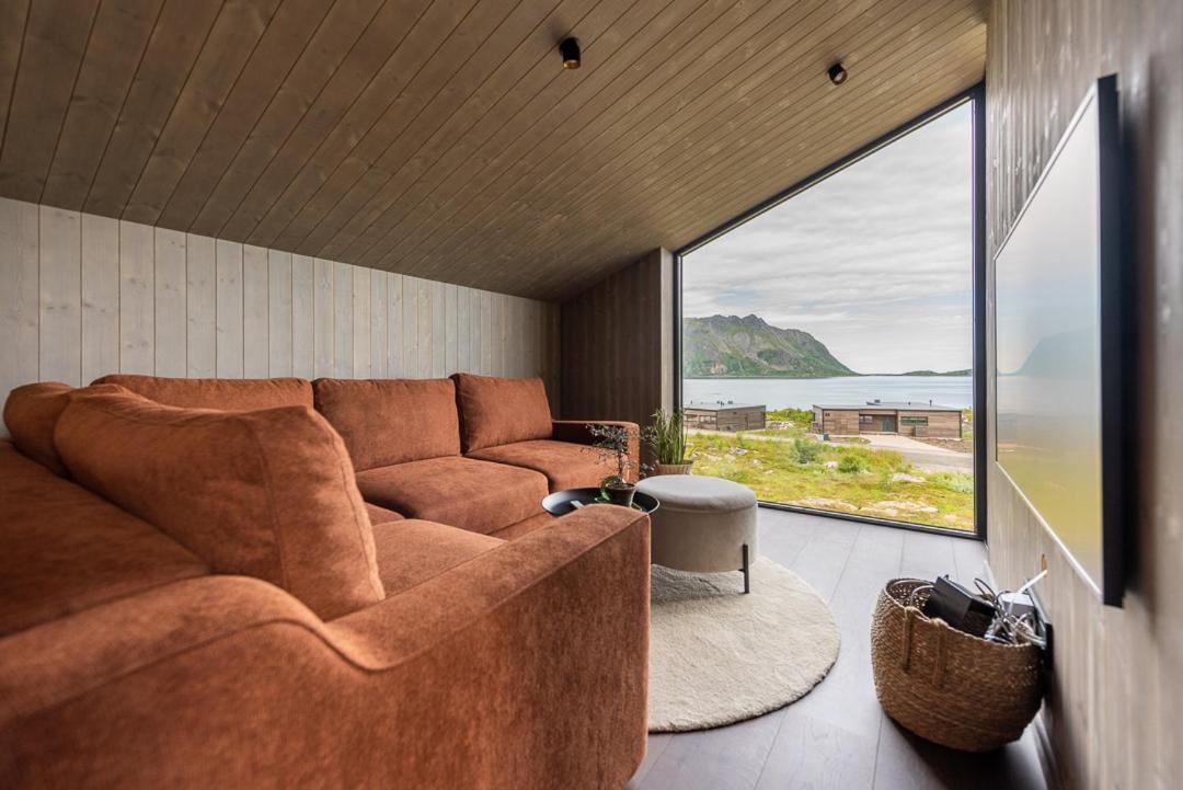 Hoda Cabin - Luxury Lodge With Jacuzzi And Sauna Lyngvaeret Exterior photo
