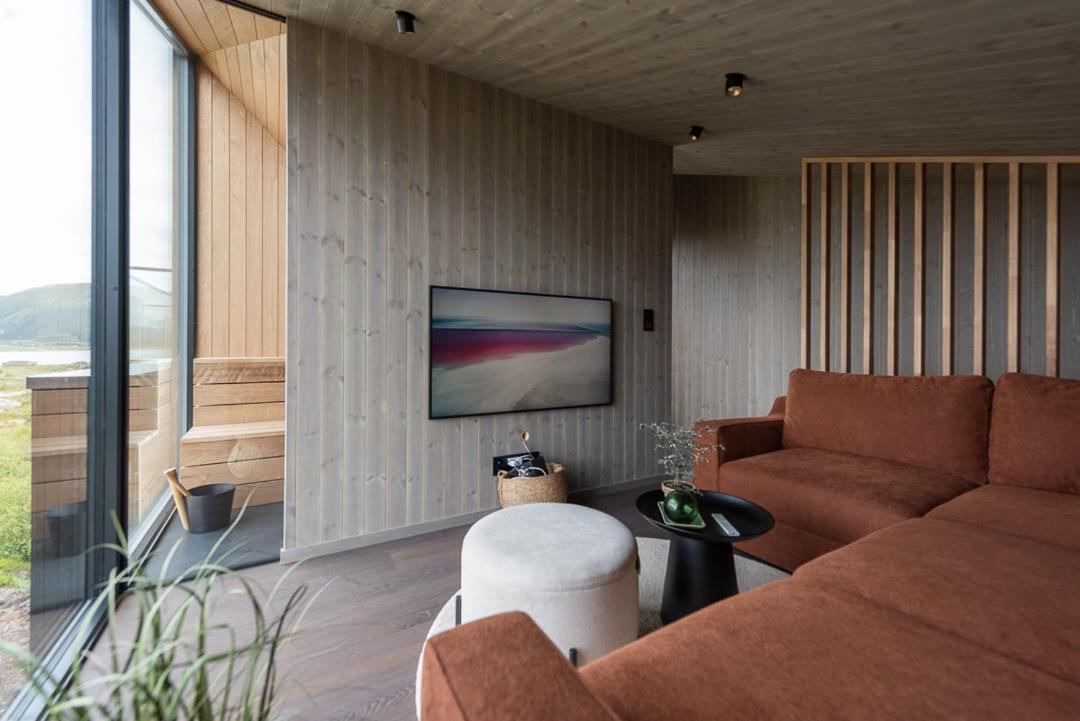 Hoda Cabin - Luxury Lodge With Jacuzzi And Sauna Lyngvaeret Exterior photo