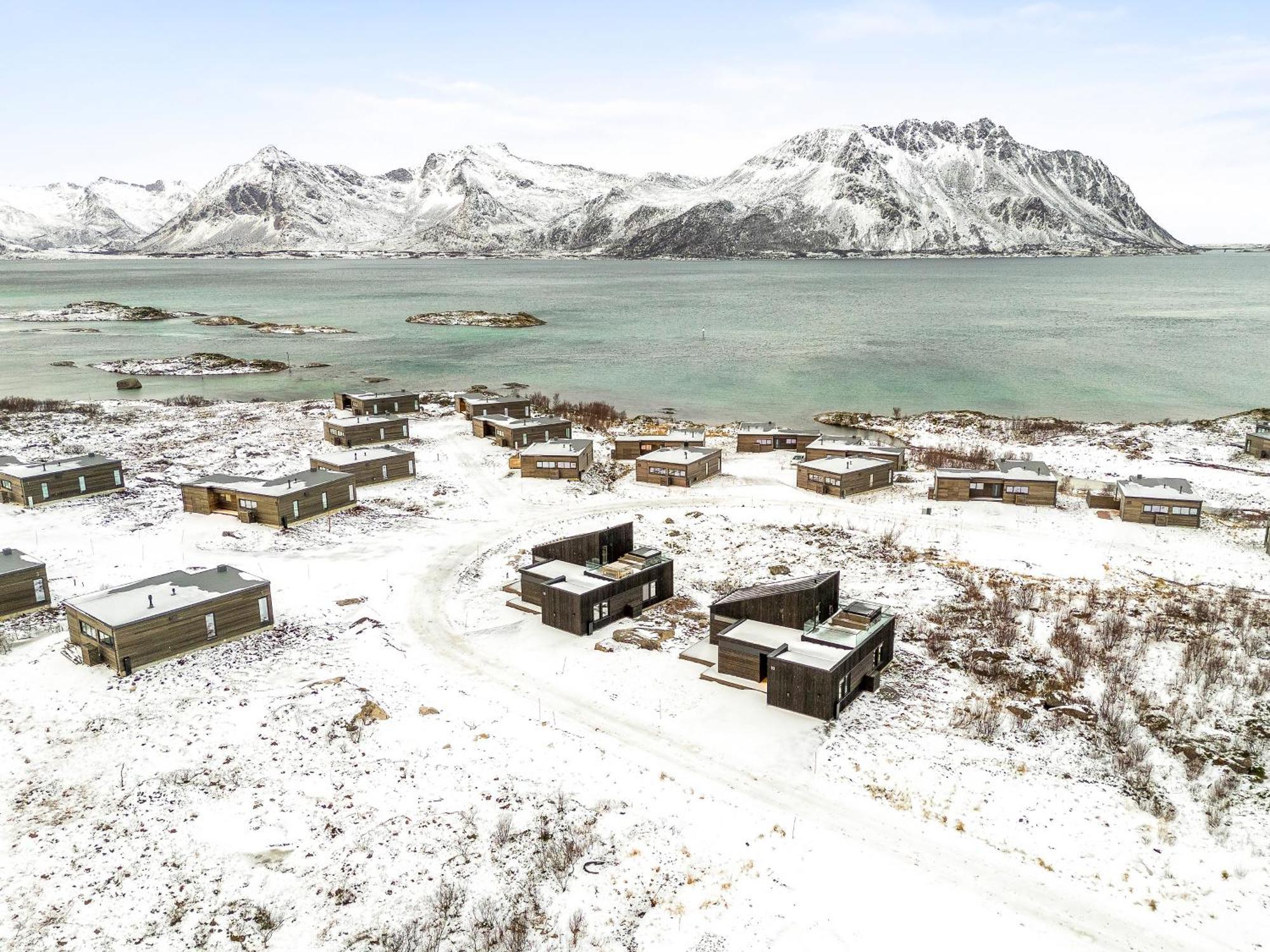 Hoda Cabin - Luxury Lodge With Jacuzzi And Sauna Lyngvaeret Exterior photo